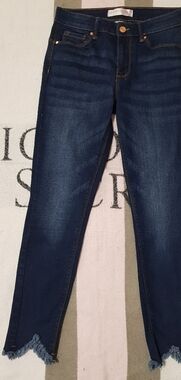 No Boundaries Dark Blue High-Rise Skinny Ankle Jeans